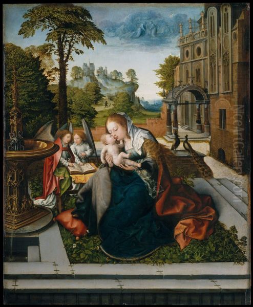 Virgin and Child with Angels - view 1