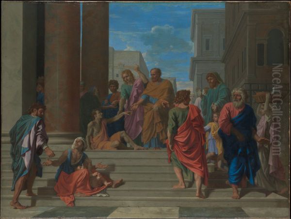 Saints Peter and John Healing the Lame Man - view 1
