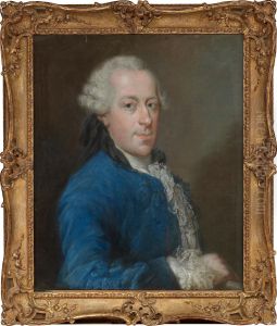 PortrattAv Man I Bla Rock by Rosalba Carriera