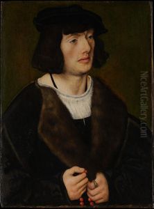 Portrait of a Man with a Rosary by Lucas Cranach the Elder