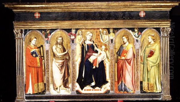 Madonna and Child Enthroned with Saints - view 1