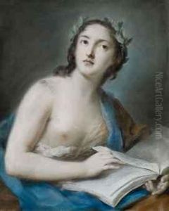 Allegorie De La Poesie by Rosalba Carriera