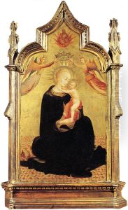Madonna and Child with Angels by Stefano di Giovanni