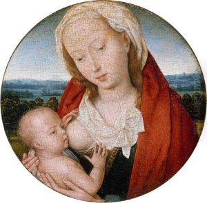 De heilige Maagd en het Kind by (manner of) Memling, Hans