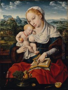 Madonna and Child by Joos van Cleveand workshop