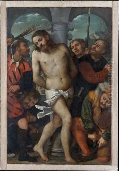 The Flagellation; (reverse) The Madonna of Mercy - view 1