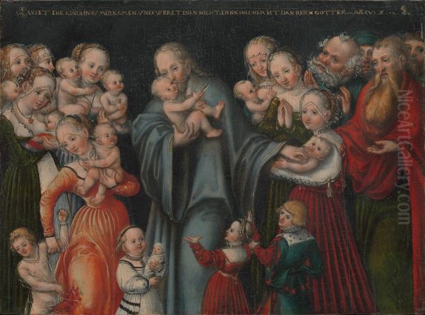 Christus segnet die Kinder - view 1
