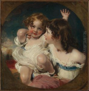 The Calmady Children (Emily, 1818-?1906, and Laura Anne, 1820-1894)