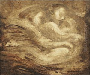Enfants Endormis by Eugene Carriere