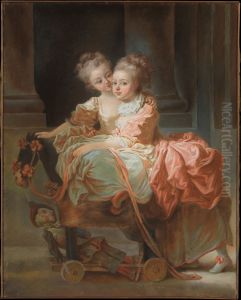 The Two Sisters by Jean-Claude Richard de Saint-Non