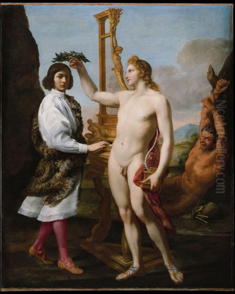 Marcantonio Pasqualini (1614-1691) Crowned by Apollo - view 1