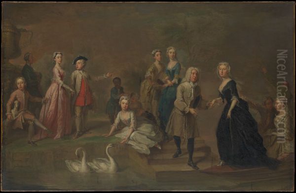 Uvedale Tomkyns Price (1685-1764) and Members of His Family - view 1