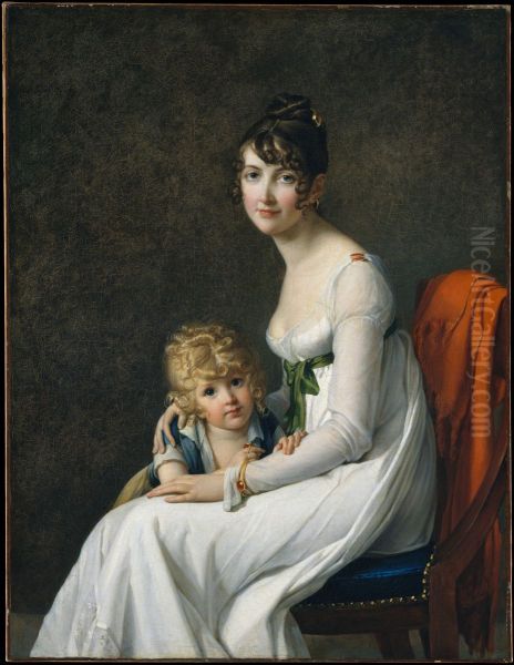 Madame Philippe Panon Desbassayns de Richemont (Jeanne Egle Mourgue, 1778-1855) and Her Son, Eugene (1800-1859) - view 1