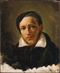 Jean-Louis-Andre-Theodore Gericault (1791-1824) by Horace Vernet