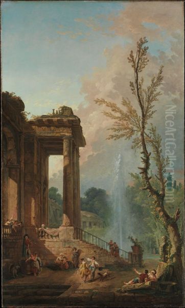 The Portico of a Country Mansion - view 1
