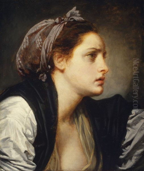 Study Head of a Woman - view 1