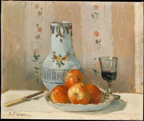 Still Life with Apples and Pitcher - view 1
