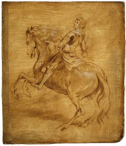 A Man Riding a Horse A Man Riding a Horse