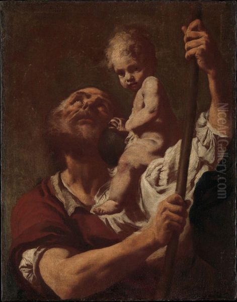 Saint Christopher Carrying the Infant Christ - view 1