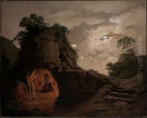 Virgil's Tomb by Moonlight, with Silius Italicus Declaiming