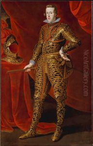 Philip IV (1605-1665) in Parade Armor by Gaspar De Crayer