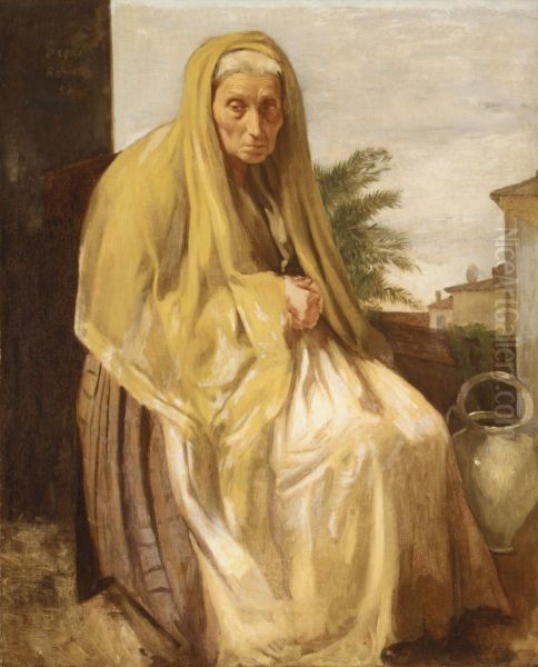 The old Italian woman - view 1