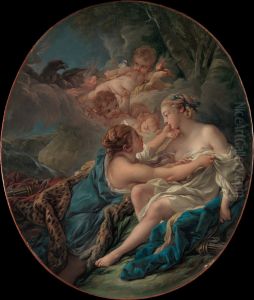 Jupiter, in the Guise of Diana, and Callisto by Francois Boucher