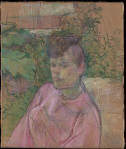 Woman in the Garden of Monsieur Forest by Henri De Toulouse-Lautrec