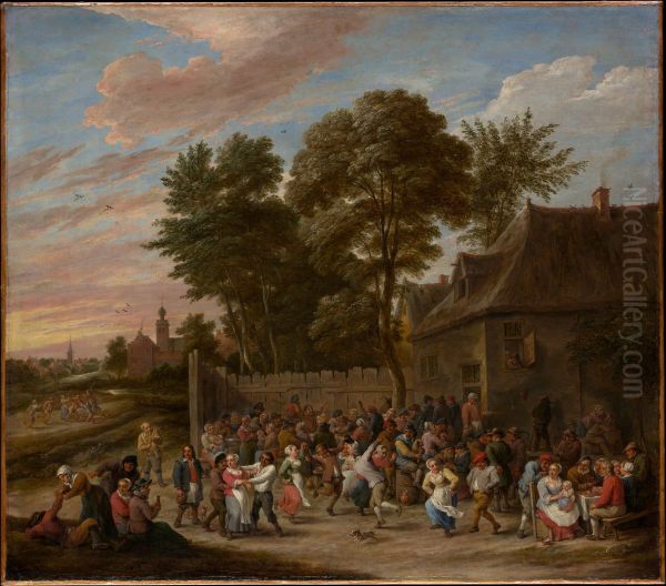 Peasants Dancing and Feasting - view 1