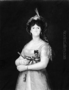 Maria Luisa of Parma (1751-1819), Queen of Spain by Francisco Goya Fuendetodos
