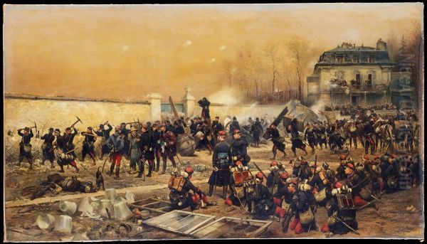 The Defense of Champigny - view 1