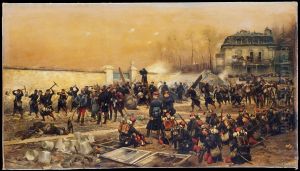 The Defense of Champigny by Edouard Detaille