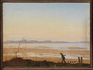 An Evening beside Lake Arreso by Johan Lundbye
