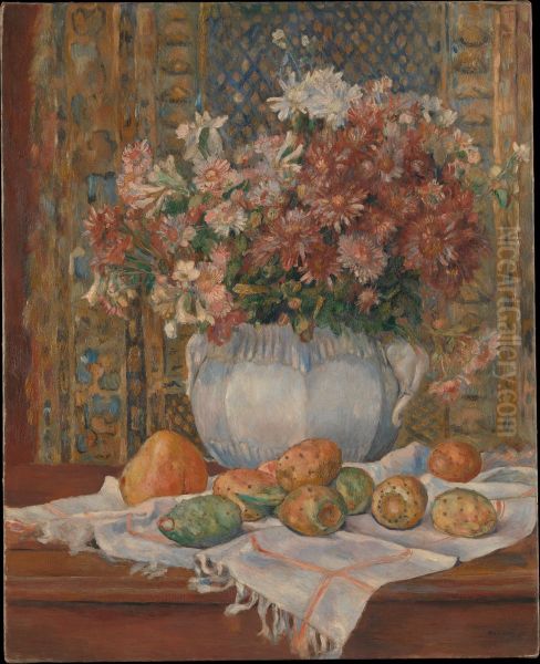 Still Life with Flowers and Prickly Pears - view 1