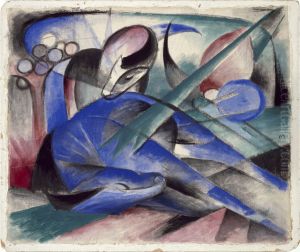 Dreaming Horse. by Franz Marc