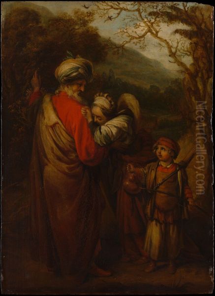 Abraham Dismissing Hagar and Ishmael - view 1