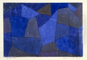 Felsen in der Nacht. by Paul Klee