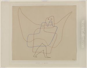 In Engelshut. by Paul Klee