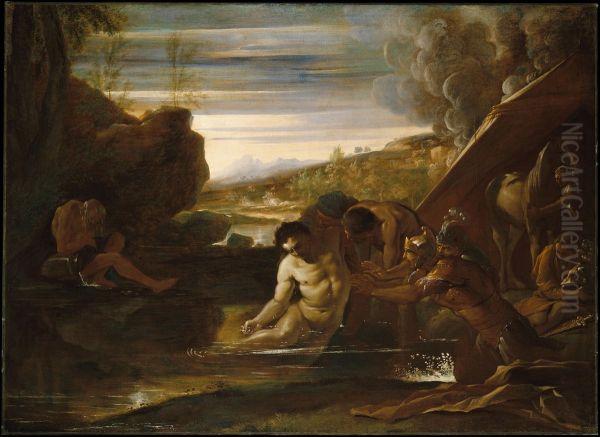 Alexander the Great Rescued from the River Cydnus - view 1