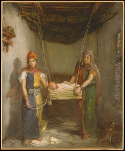 Scene in the Jewish Quarter of Constantine by Theodore Chasseriau