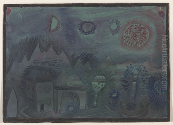 Landschaft mit Himmelszeichen. - view 1