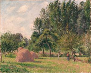 Haystacks, Morning, Eragny