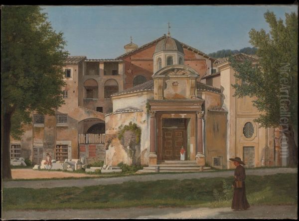 A Section of the Via Sacra, Rome (The Church of Saints Cosmas and Damian) - view 1