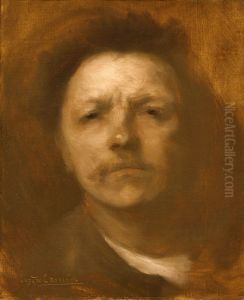 Self-portrait by Eugene Carriere
