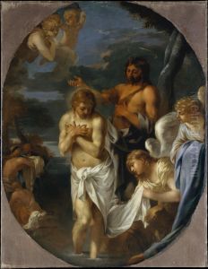 The Baptism of Christ by Sebastien Bourdon