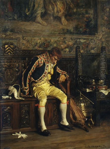 A Footman Sleeping - view 1