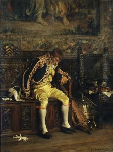 A Footman Sleeping A Footman Sleeping