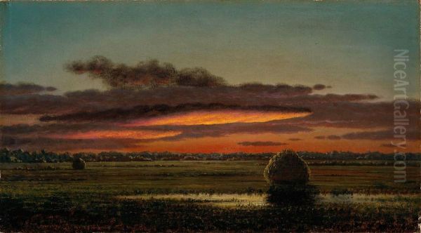 Sunset over the Marshes - view 1