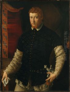 Portrait of a Man by Francesco Salviati