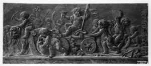 The Triumph of Bacchus by Piat Joseph Sauvage